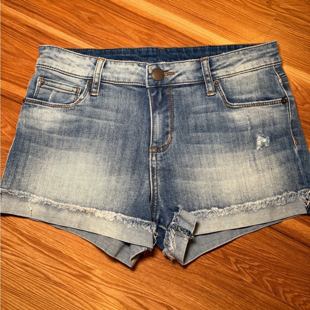 STS Blue cuffed denim shorts